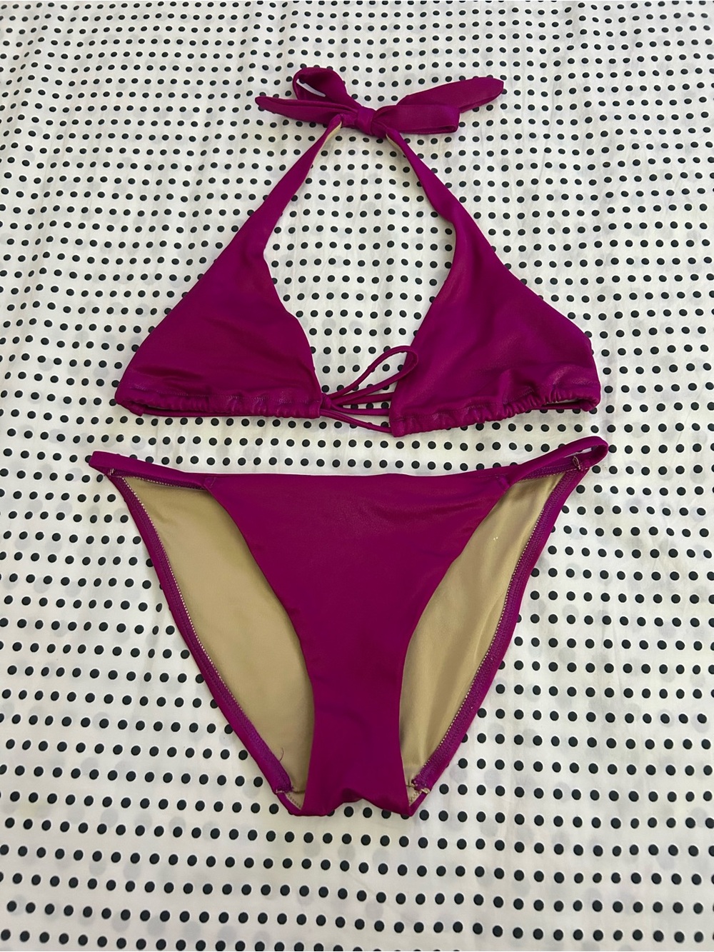 Vintage Victoria's secret halter bikini set